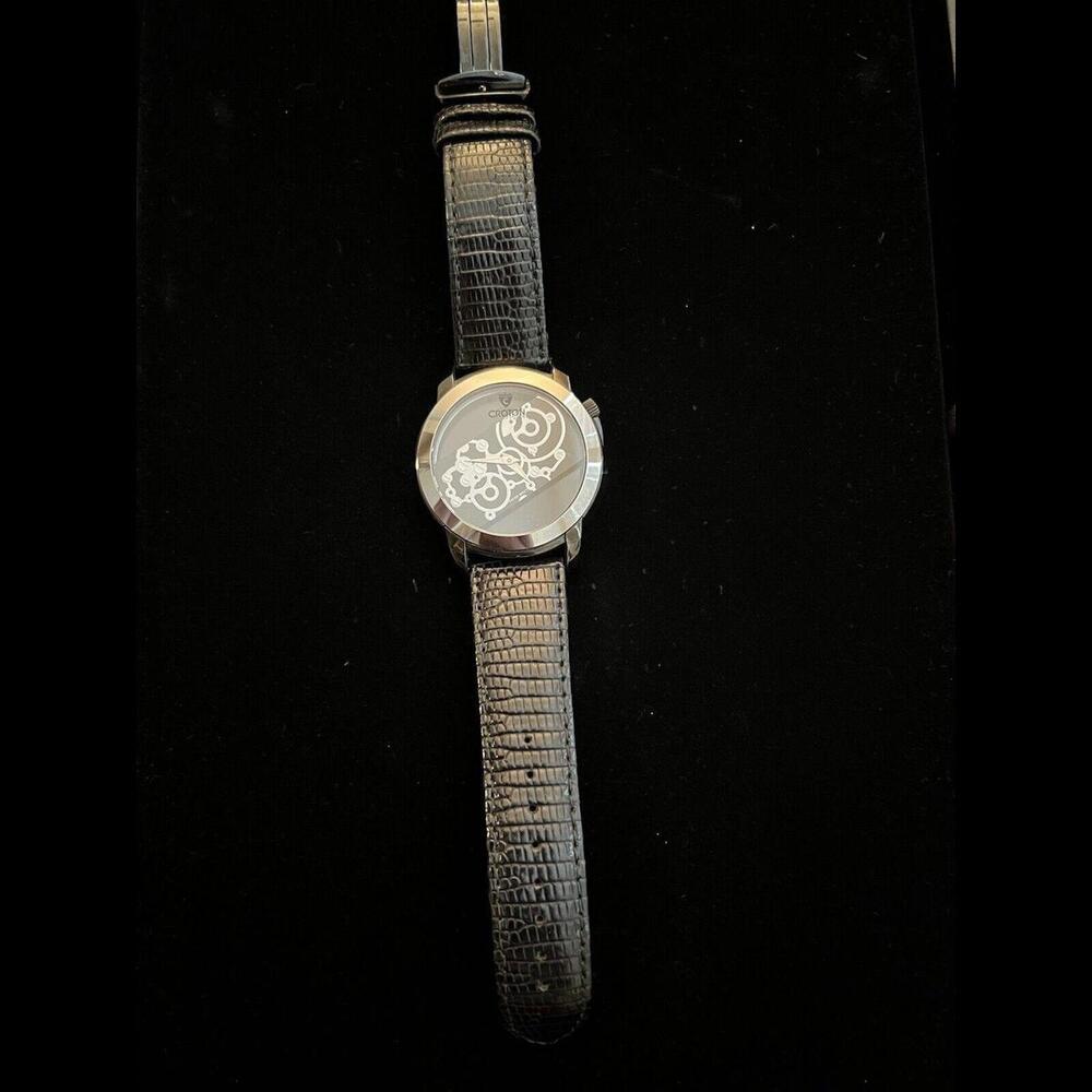 Croton 129th Anniversary See-through leather Men's watch